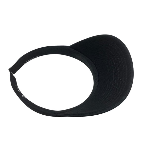 Adidas Black White Polyester Spandex Visor Cap Golf Run Jog Exercise Unisex OS - Picture 8 of 8